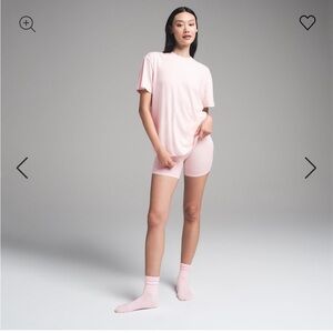 SKIMS Boyfriend Tshirt & Loose Boxer Short Set